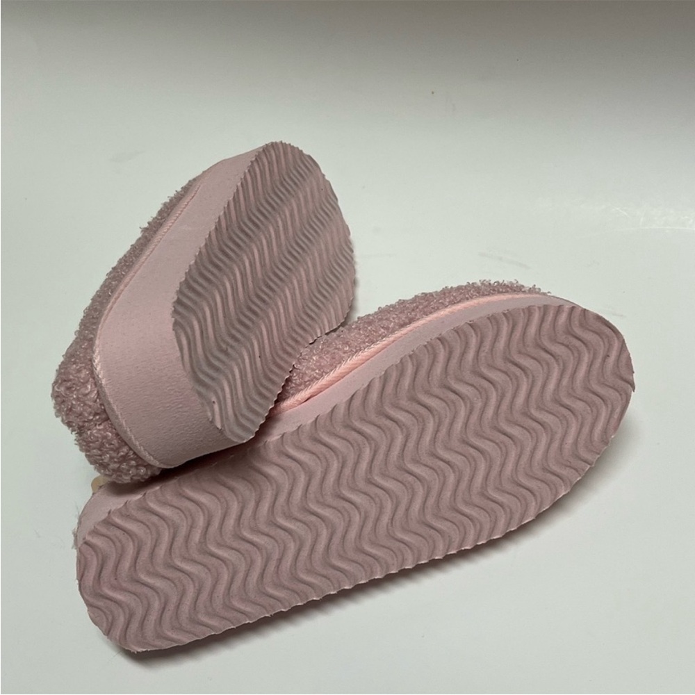Ella & Joy Platform Slippers Avocado Blush Pink - Picture 2 of 8
